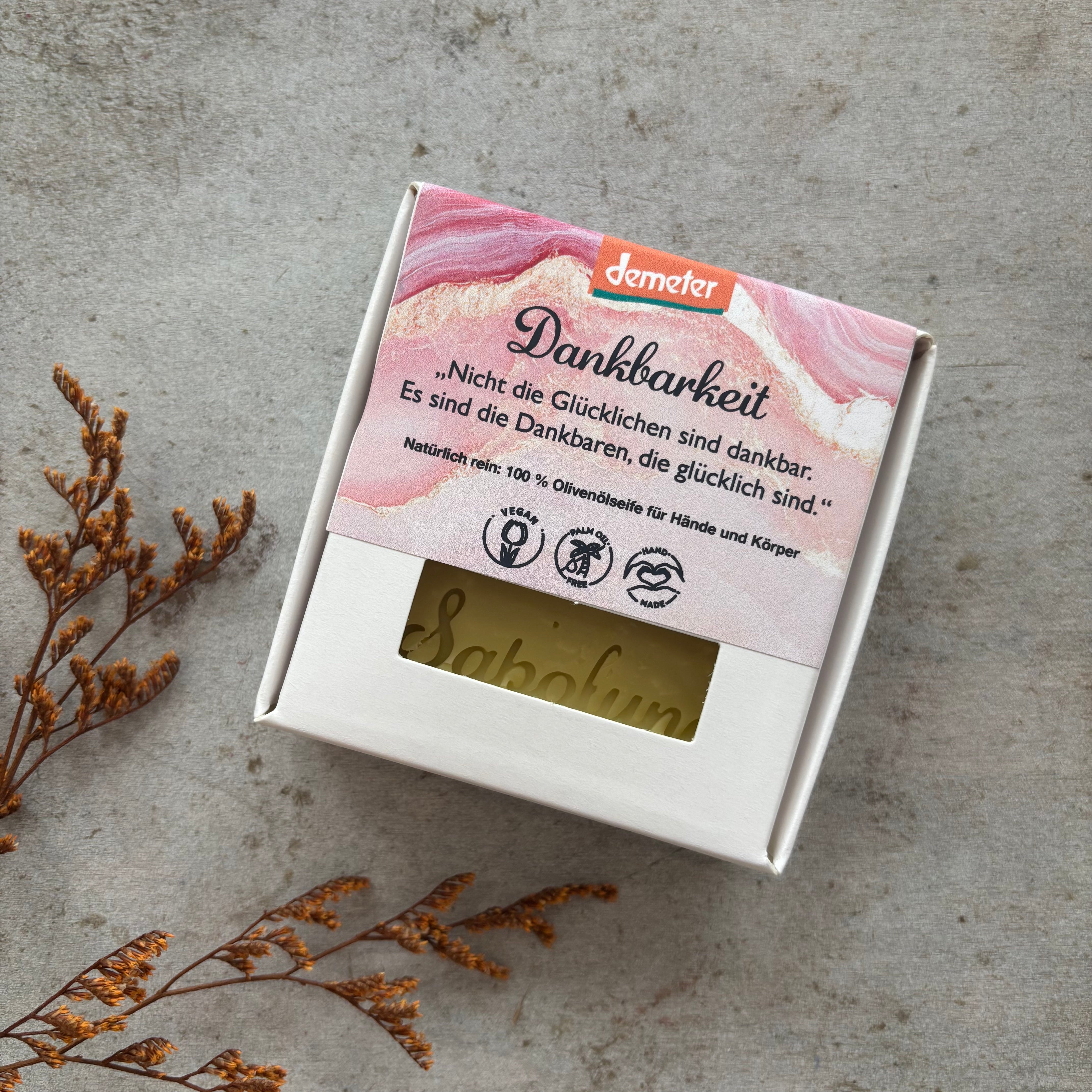 Dankbarkeit - Olivenölseife