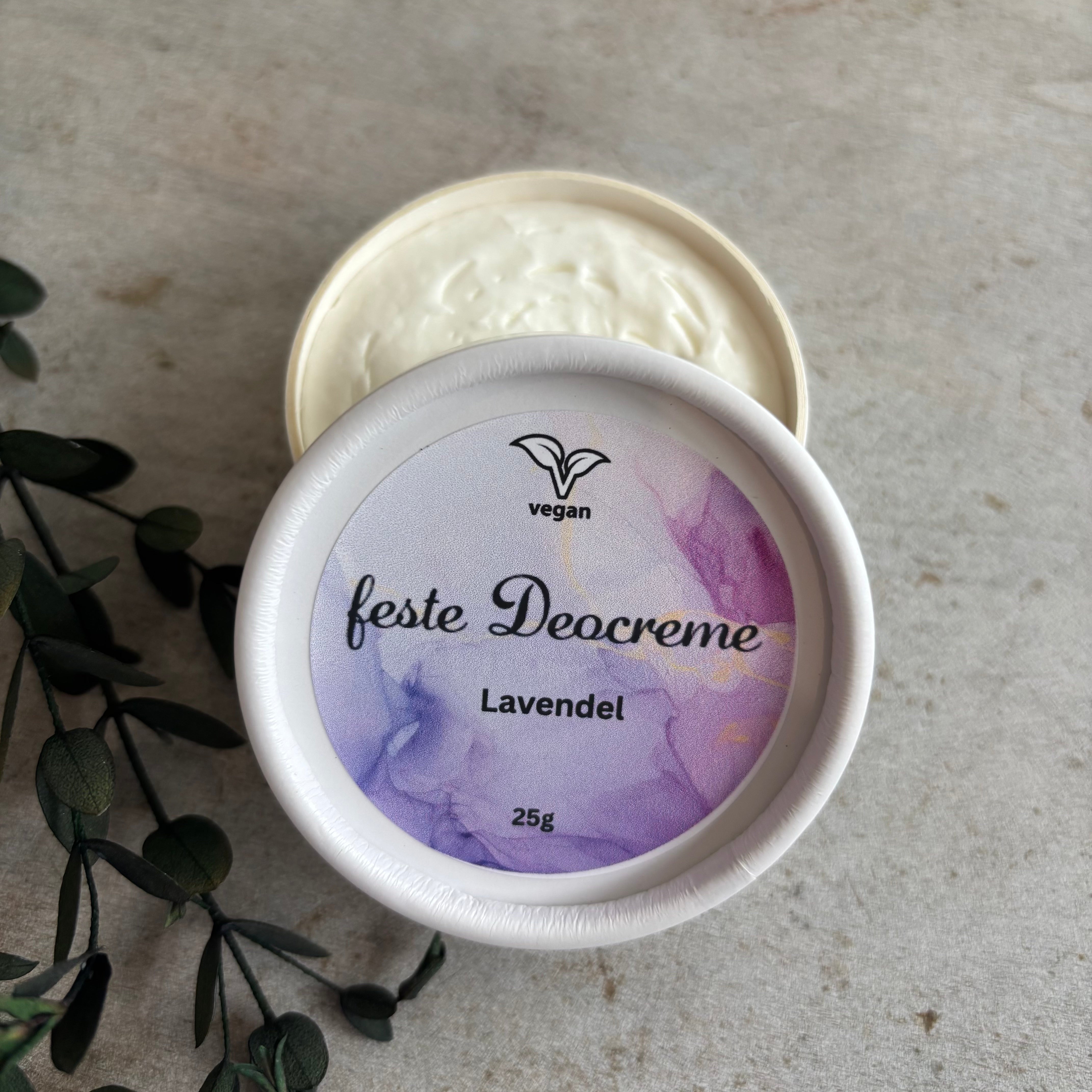 Bio-feste Deocreme Lavendel vegan 25g