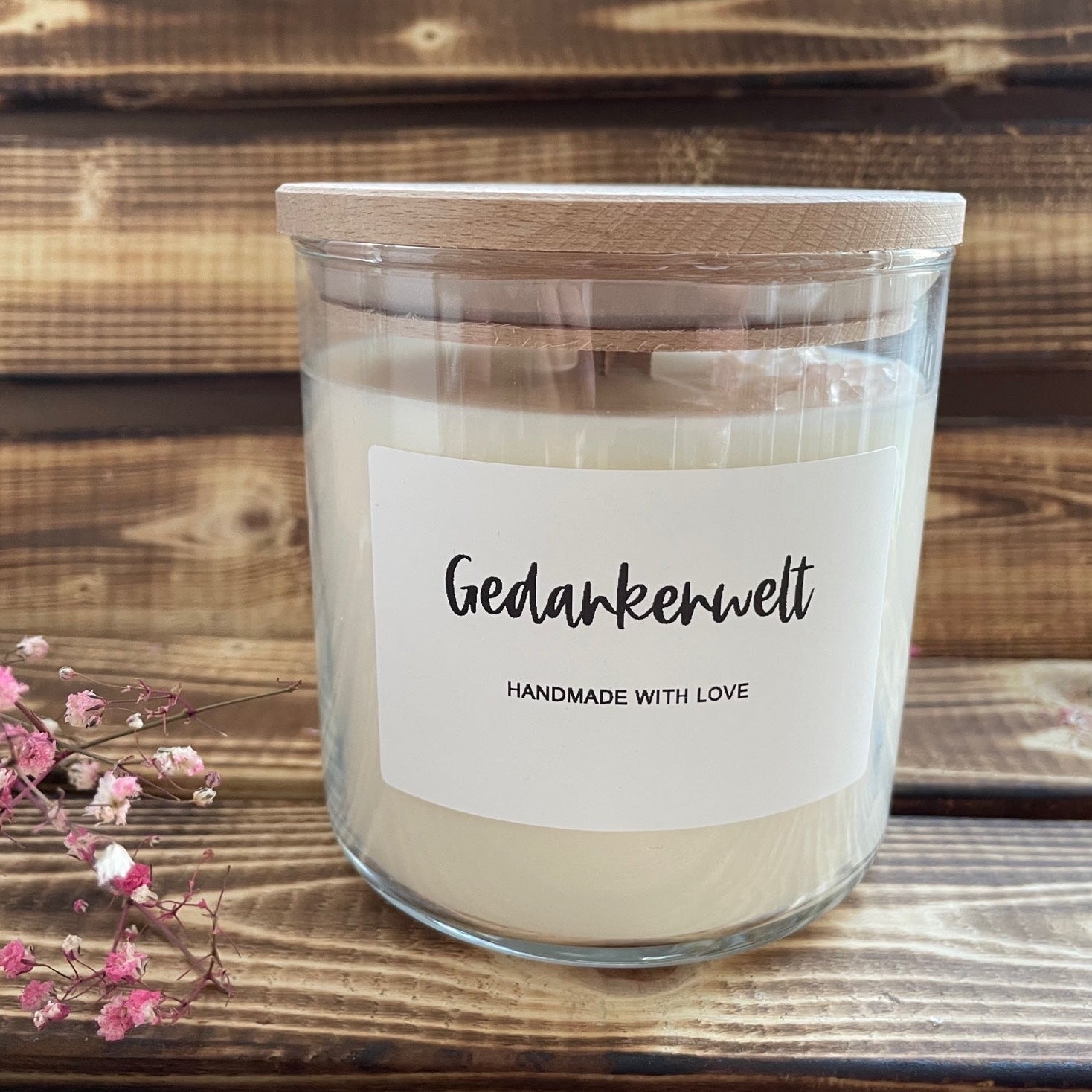 Duftkerze #Gedankenwelt - fresh Linnen 400g