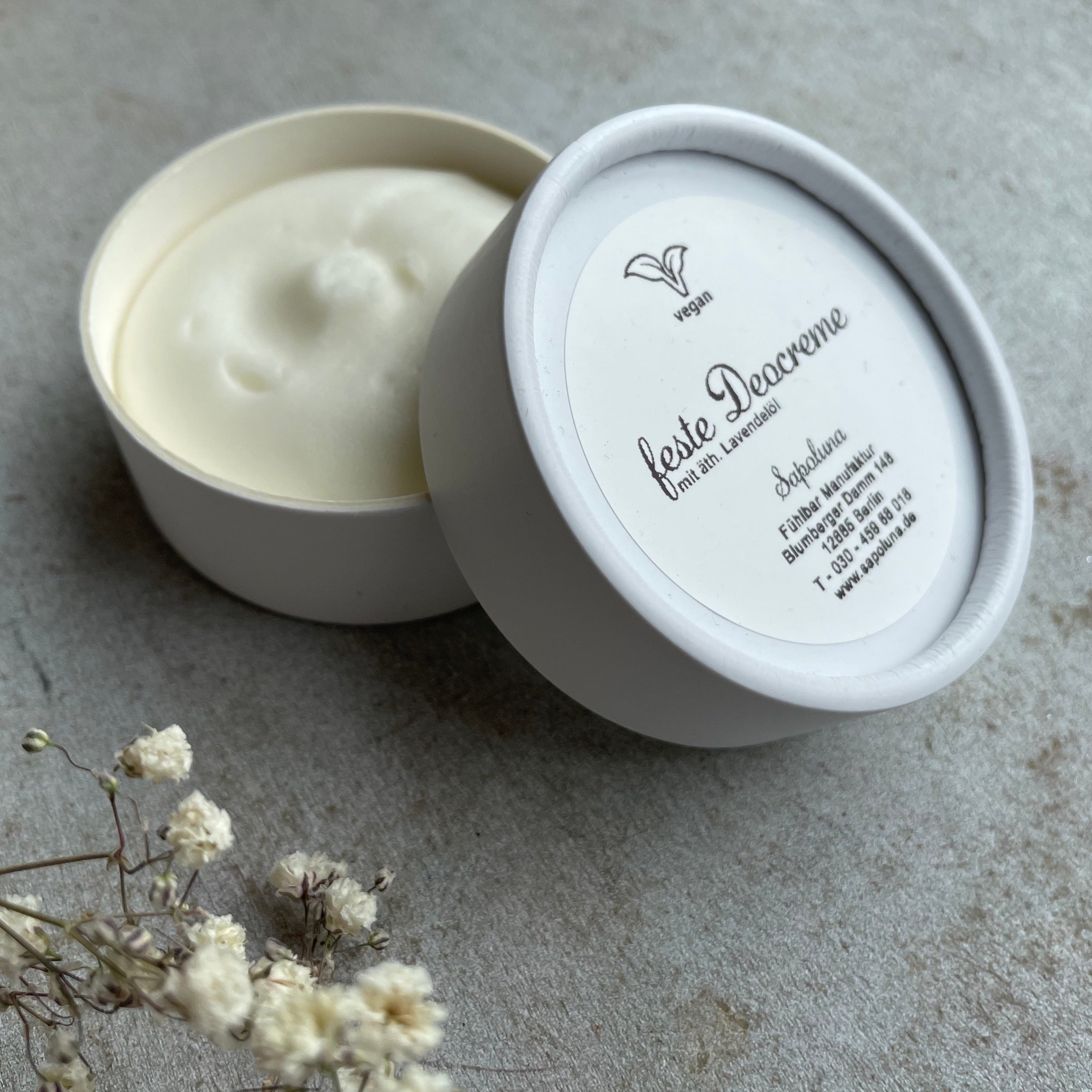 Bio-feste Deocreme Lavendel vegan 25g