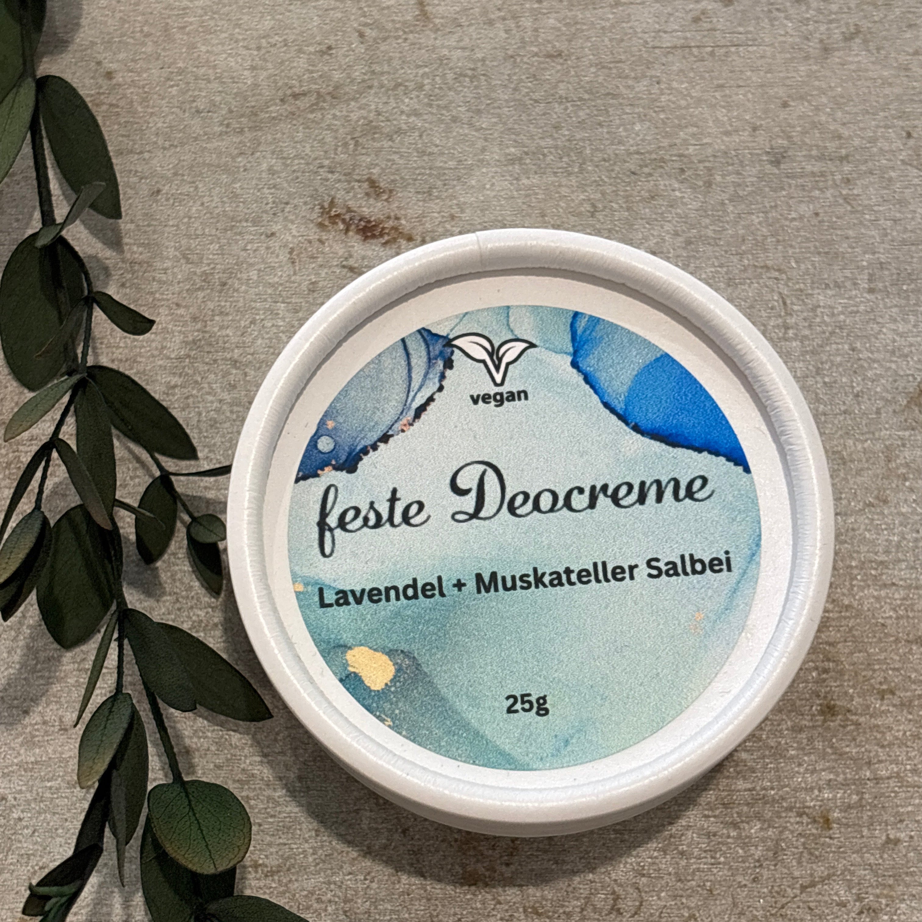 Bio-feste Deocreme Lavendel & Muskateller-Salbei vegan 25g