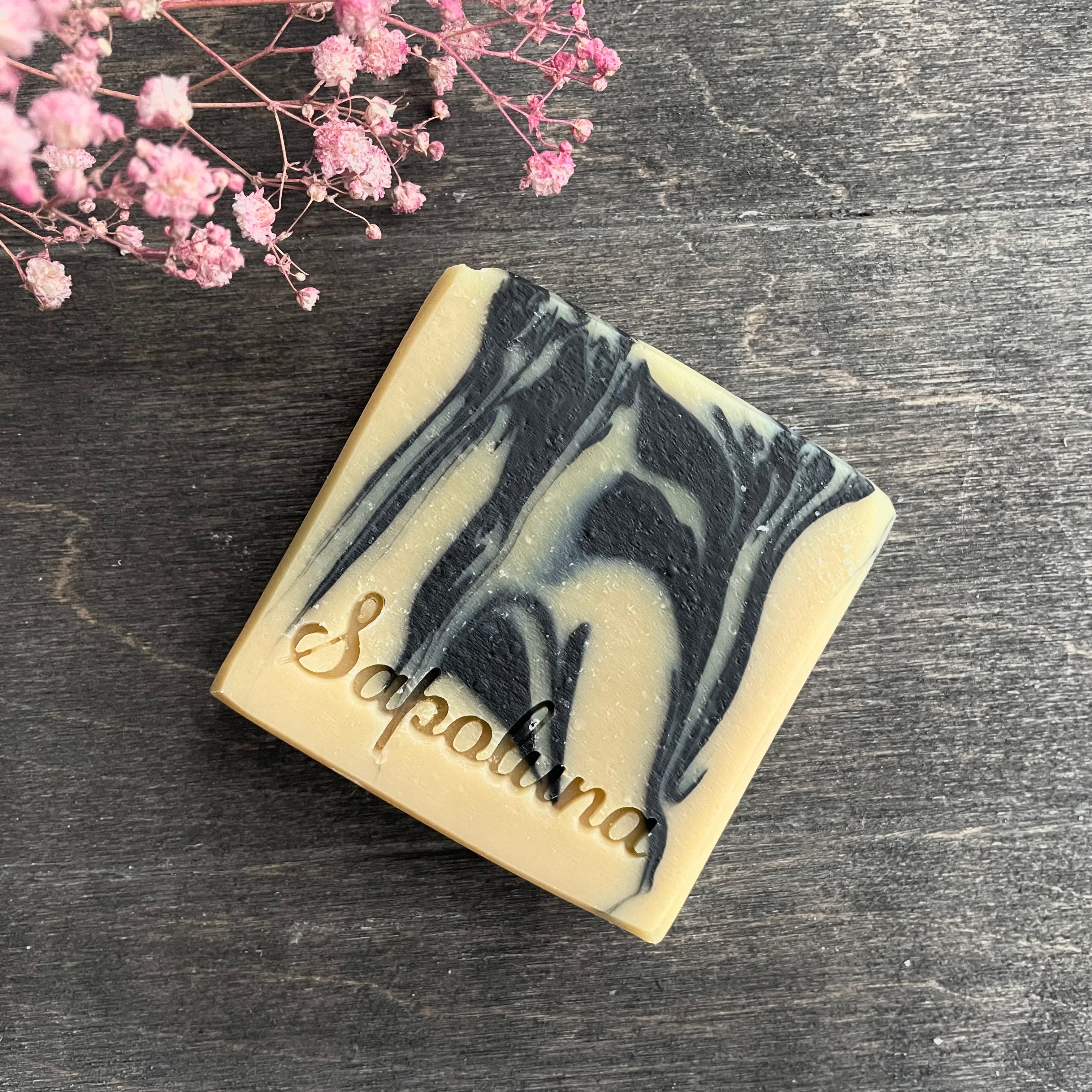 Luna Nigres - Demeter Gesichtsreinigungsseife mit Aktivkohle 70g