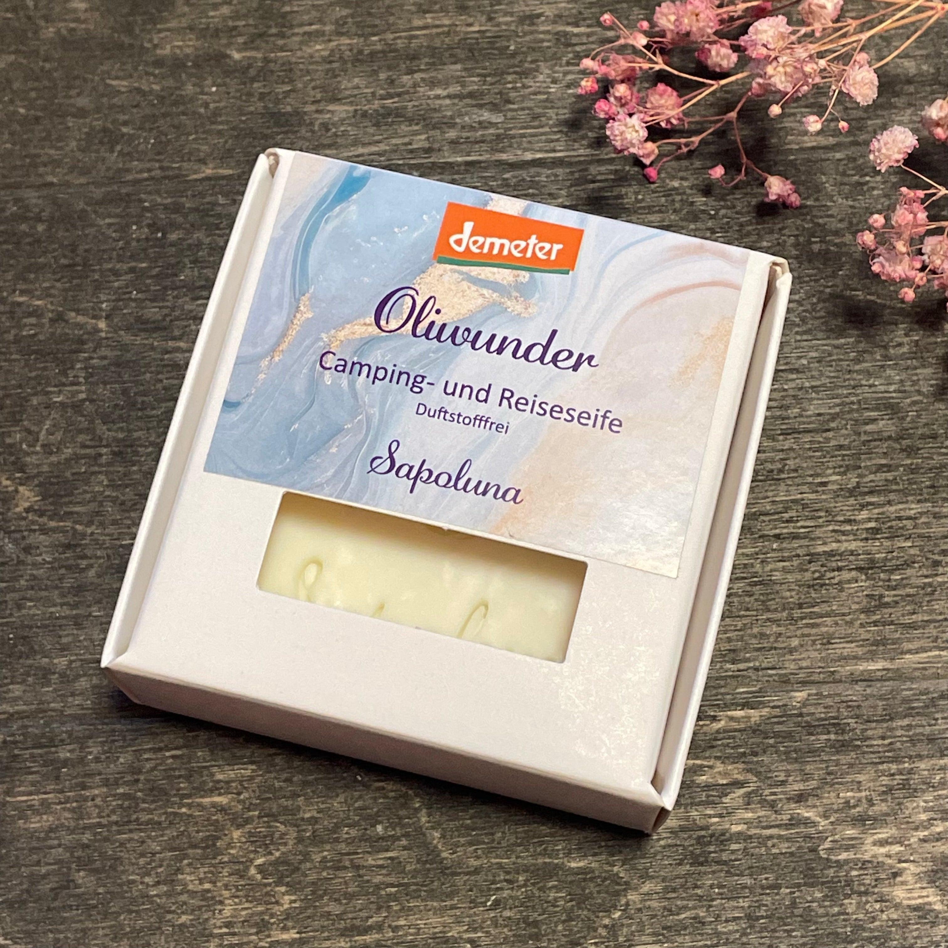 Oliwunder – Demeter Camping- und Reiseseife 70g