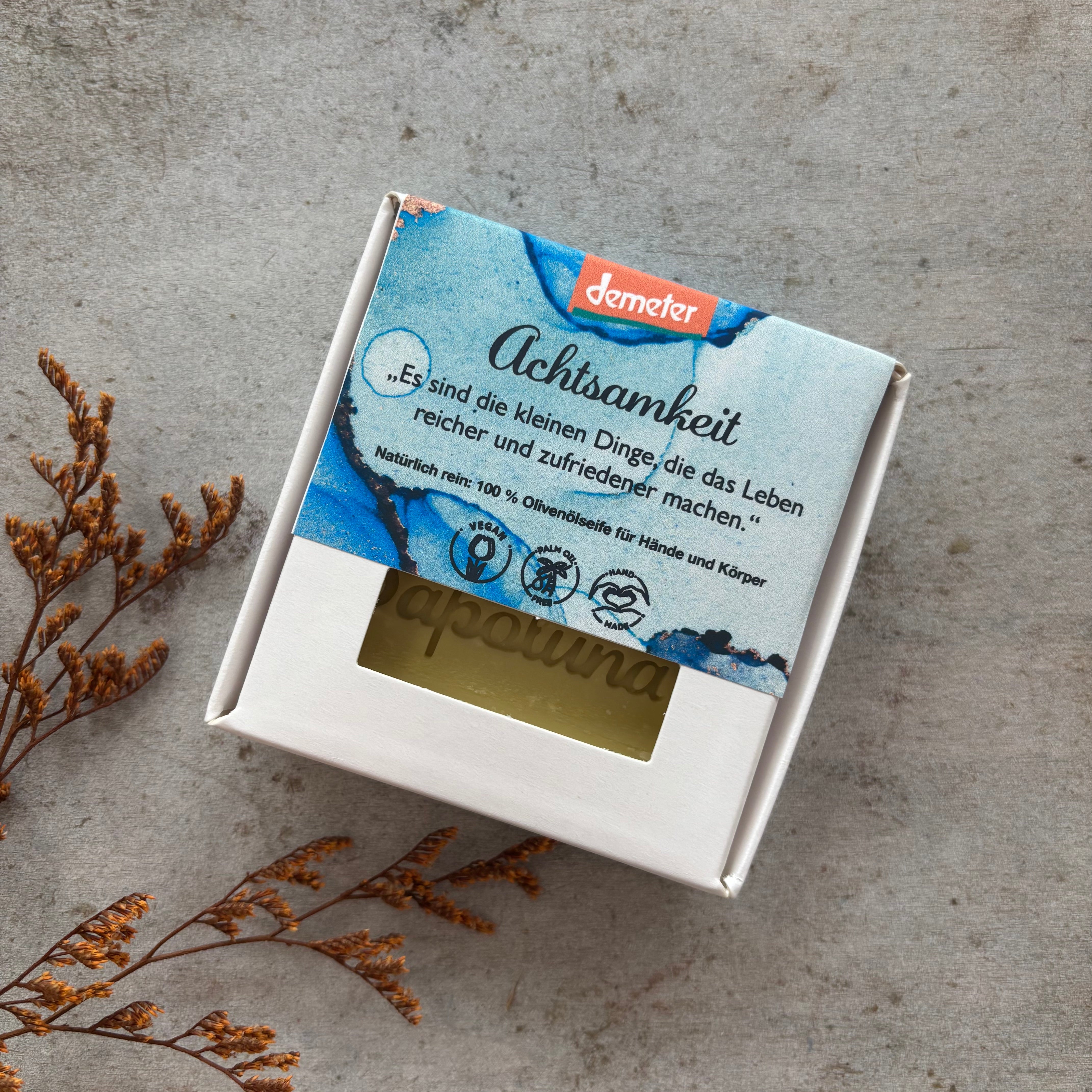 Achtsamkeit - Olivenölseife