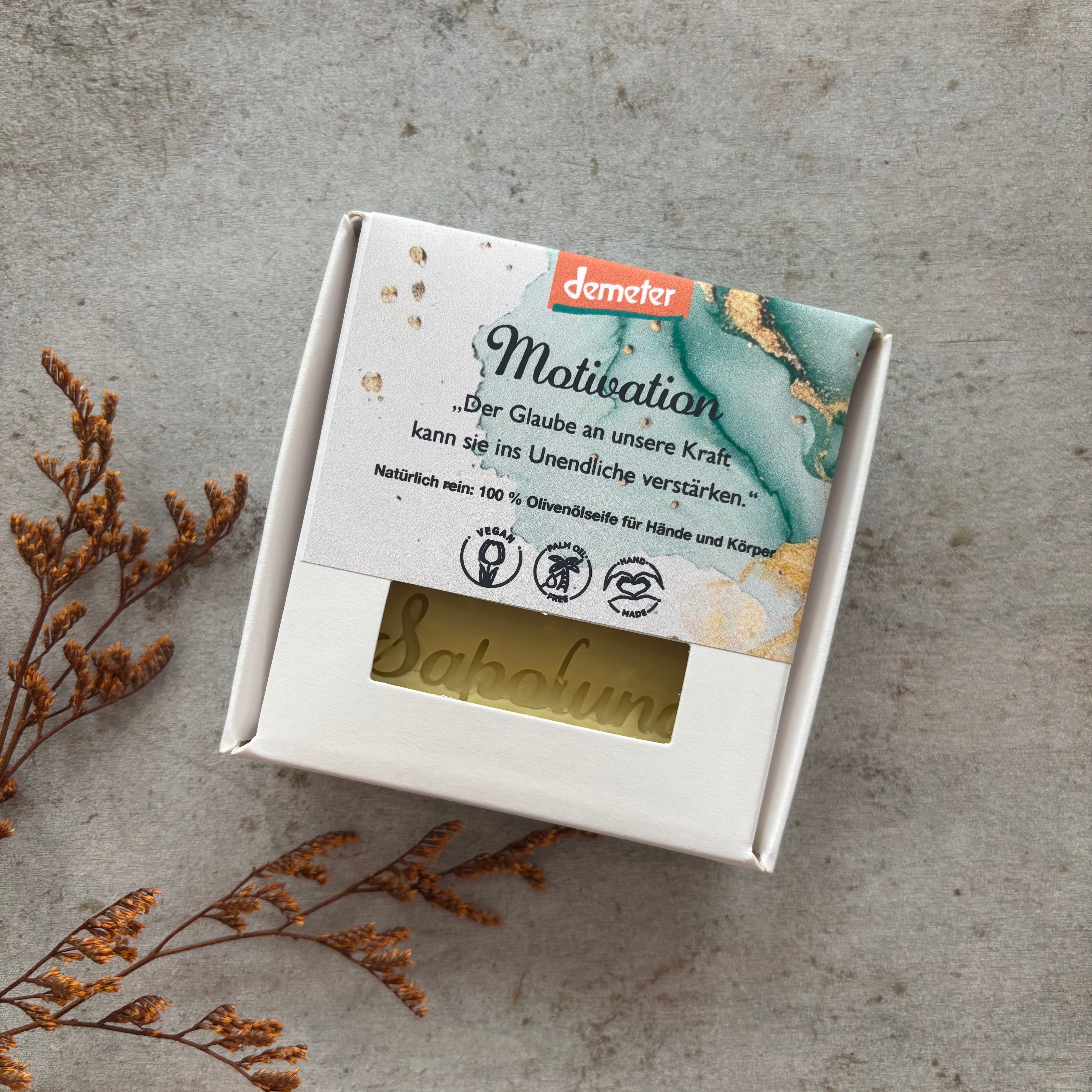 Motivation - Olivenölseife