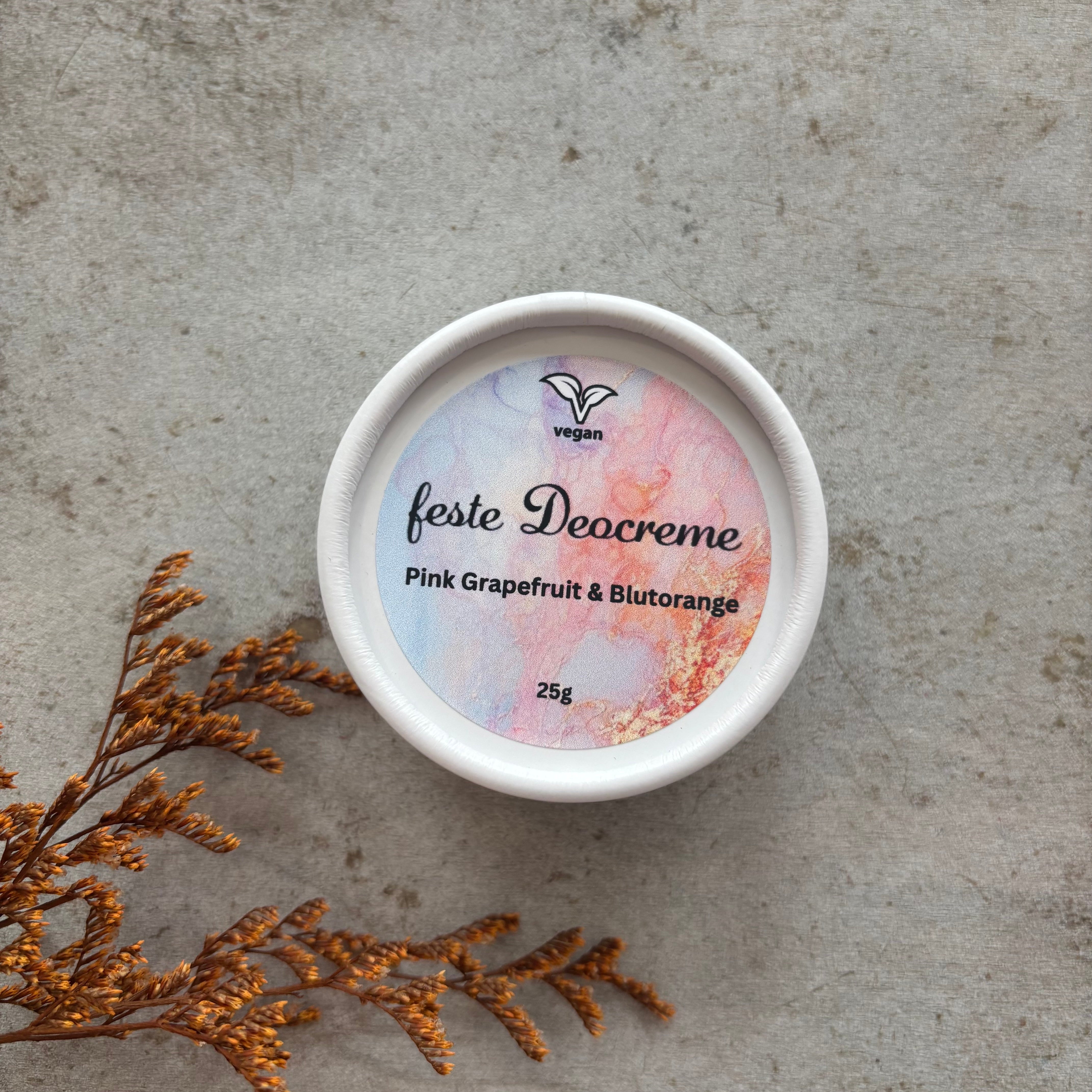 Bio-feste Deocreme Pink Grapefruit & Blutorange vegan 25g