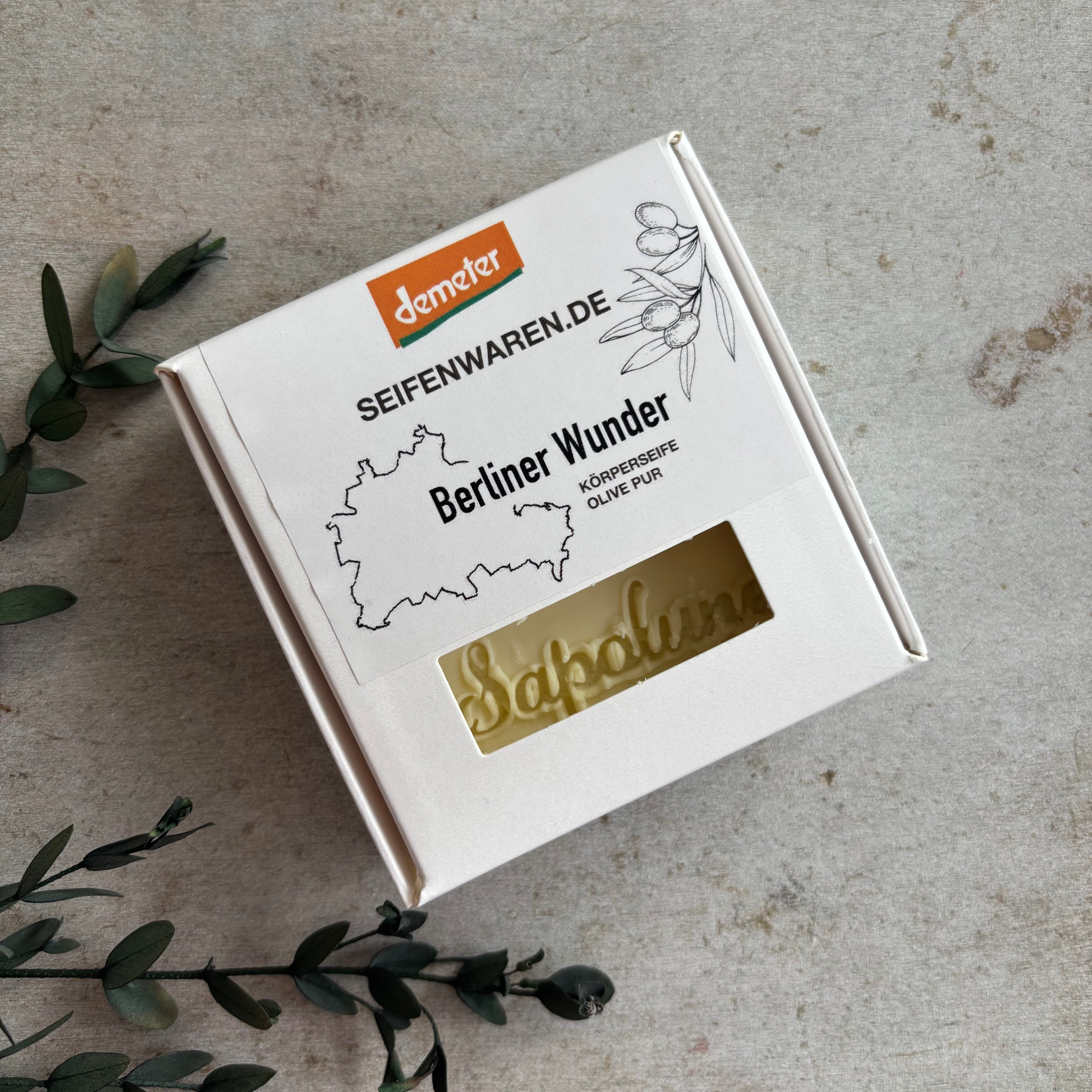 Berliner Wunder - Demeter Olivenölseife 70g