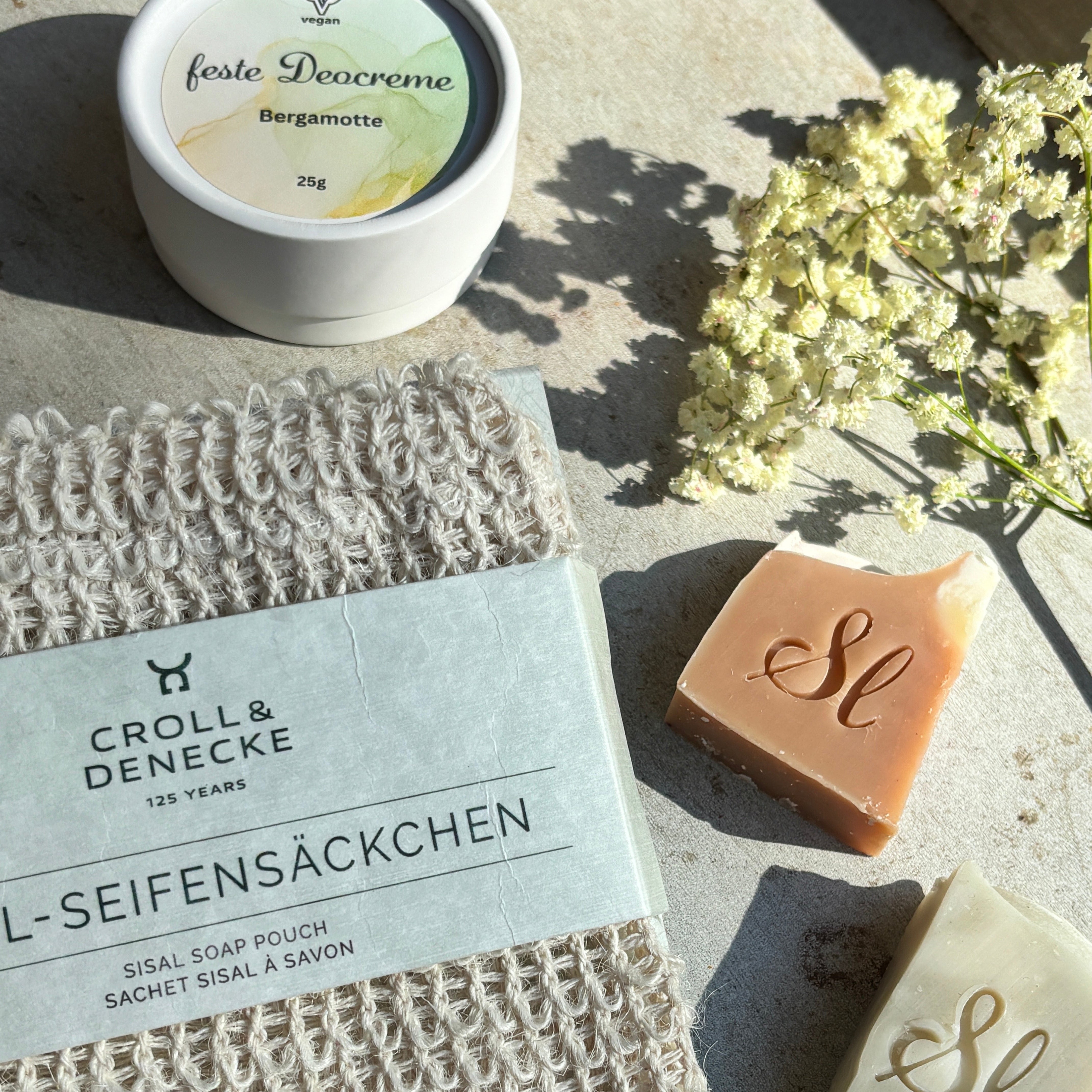 Sisalseifensäckchen, Deocreme, Mini Seifen unverpackt