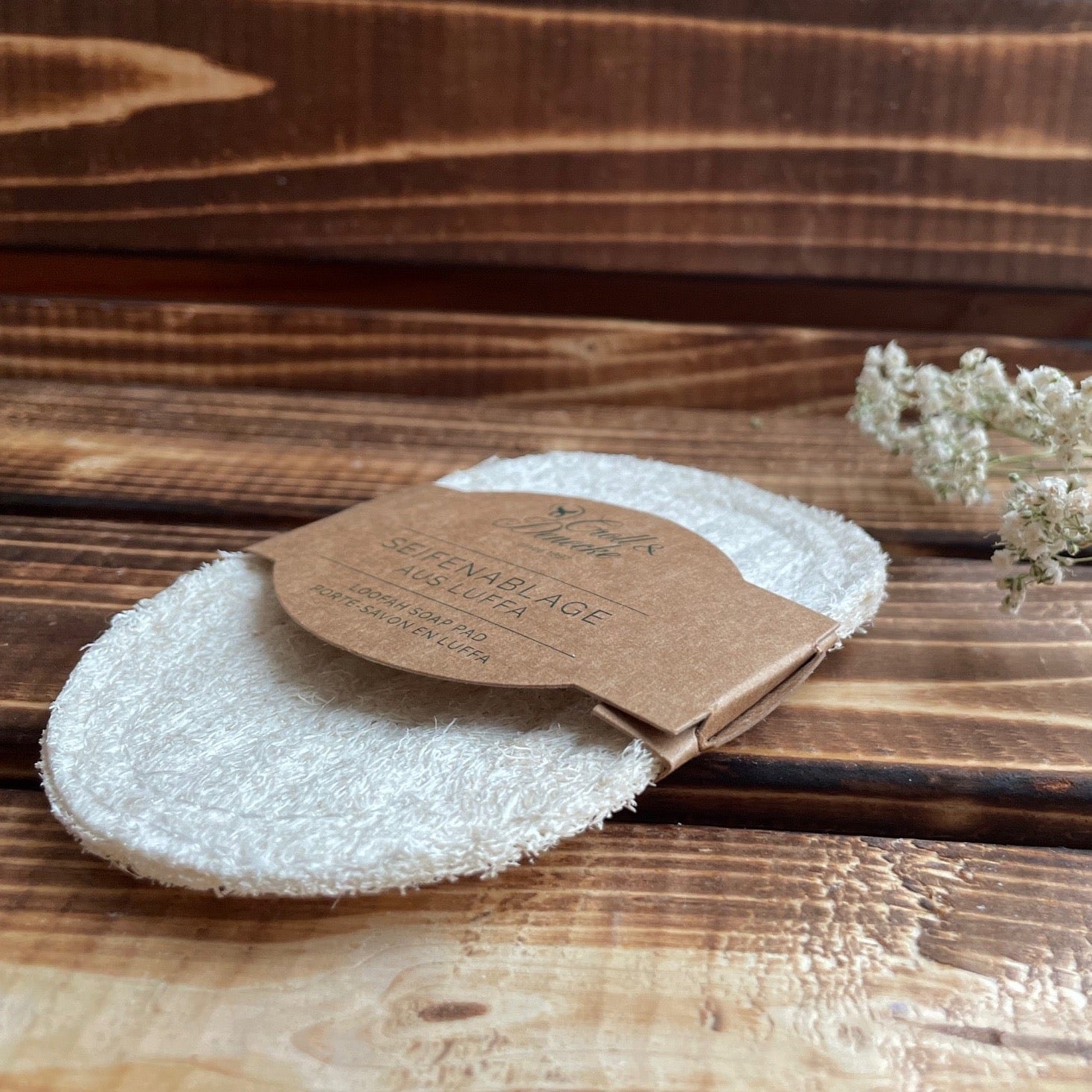 Seifenablage aus Luffa