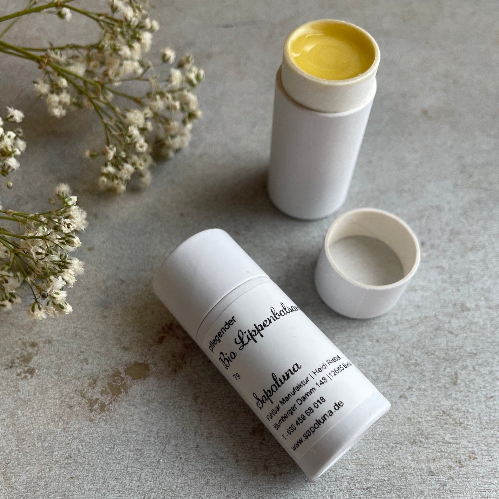 Lippenbalsam mit bio Rohstoffen 7g