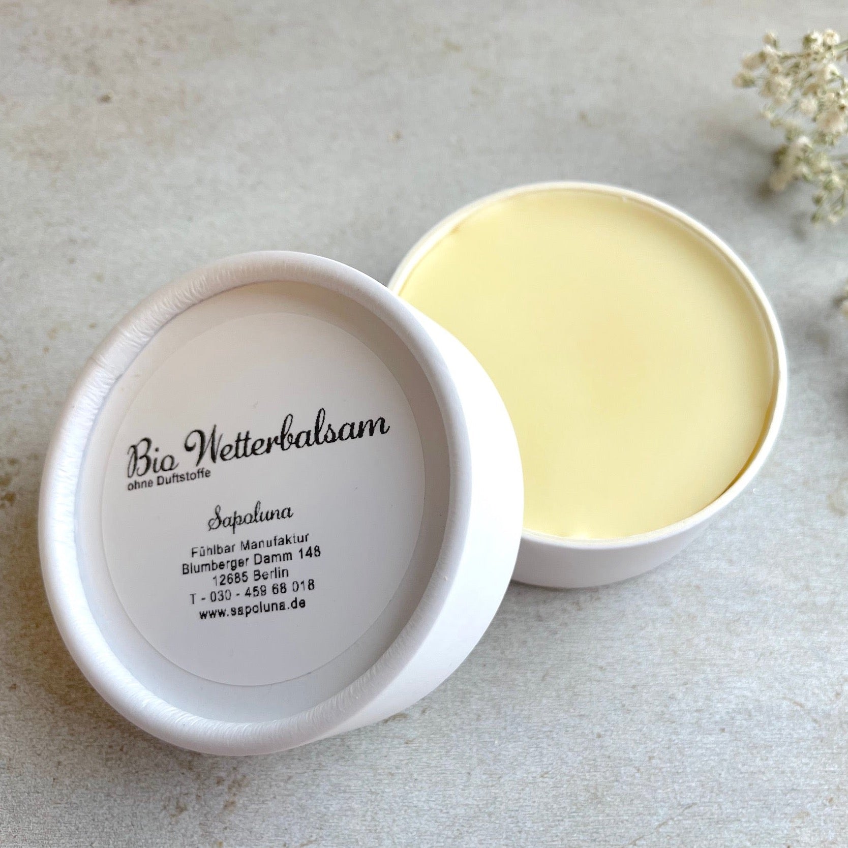 Wetterbalsam mit bio Rohstoffen