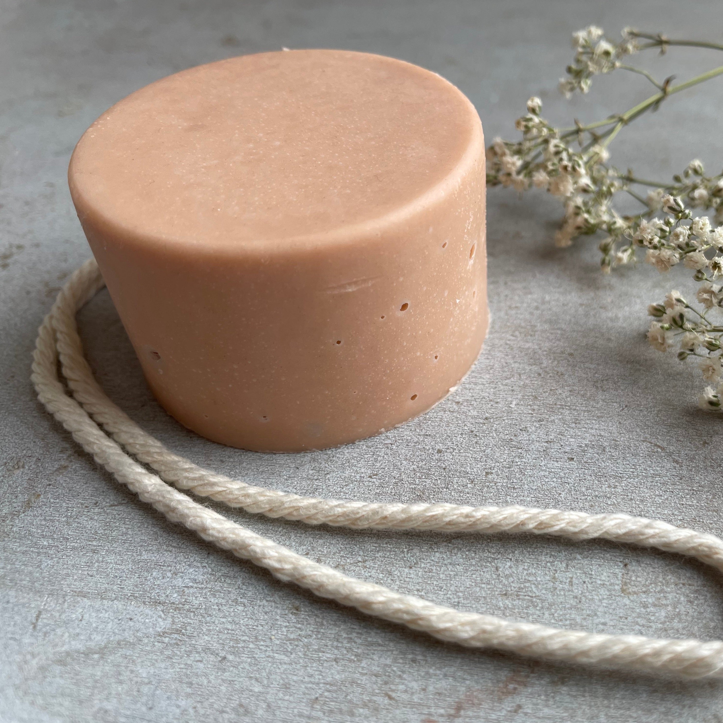 festes Shampoo mit rosa Tonerde 100g