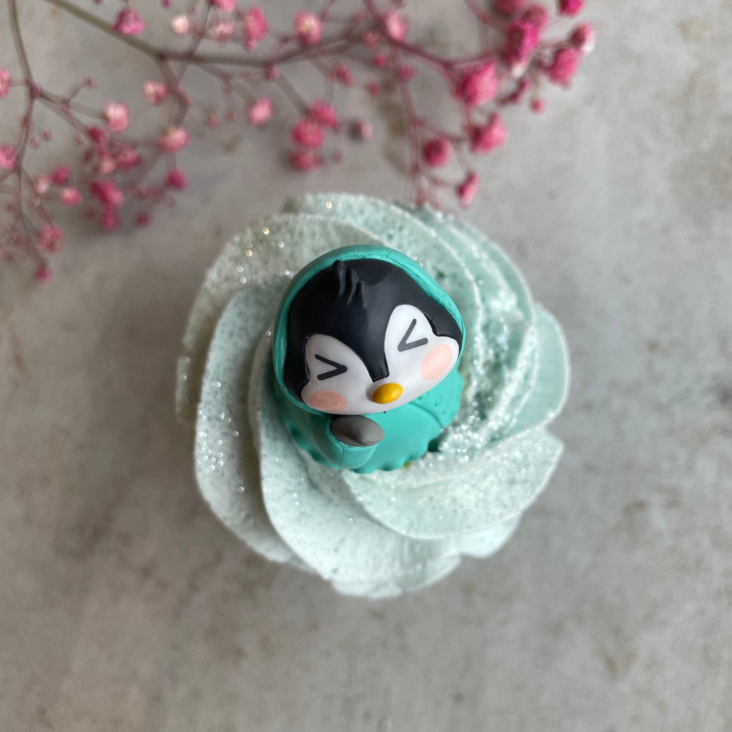 Badecupcake #Vanille - Pinguin