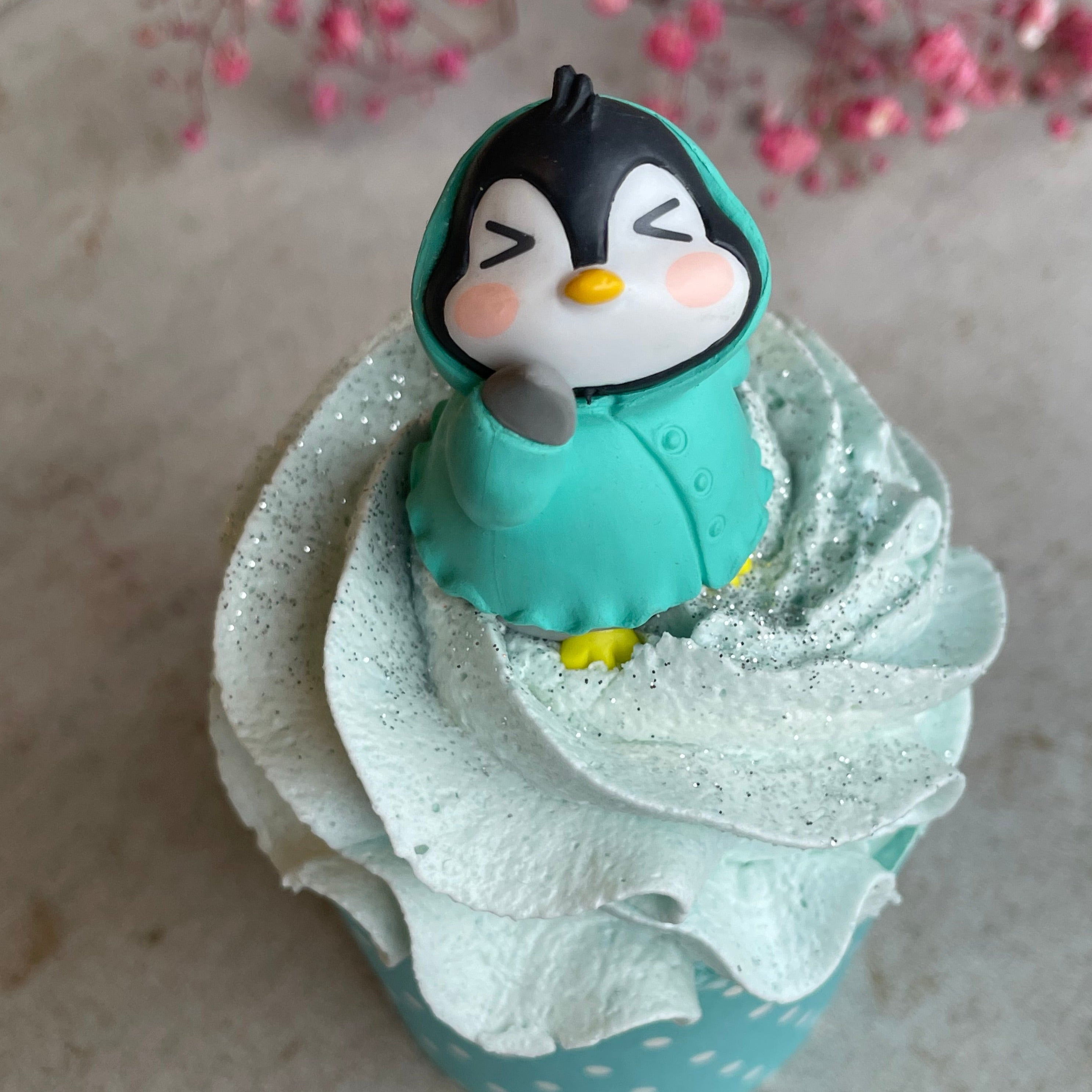 Badecupcake #Vanille - Pinguin