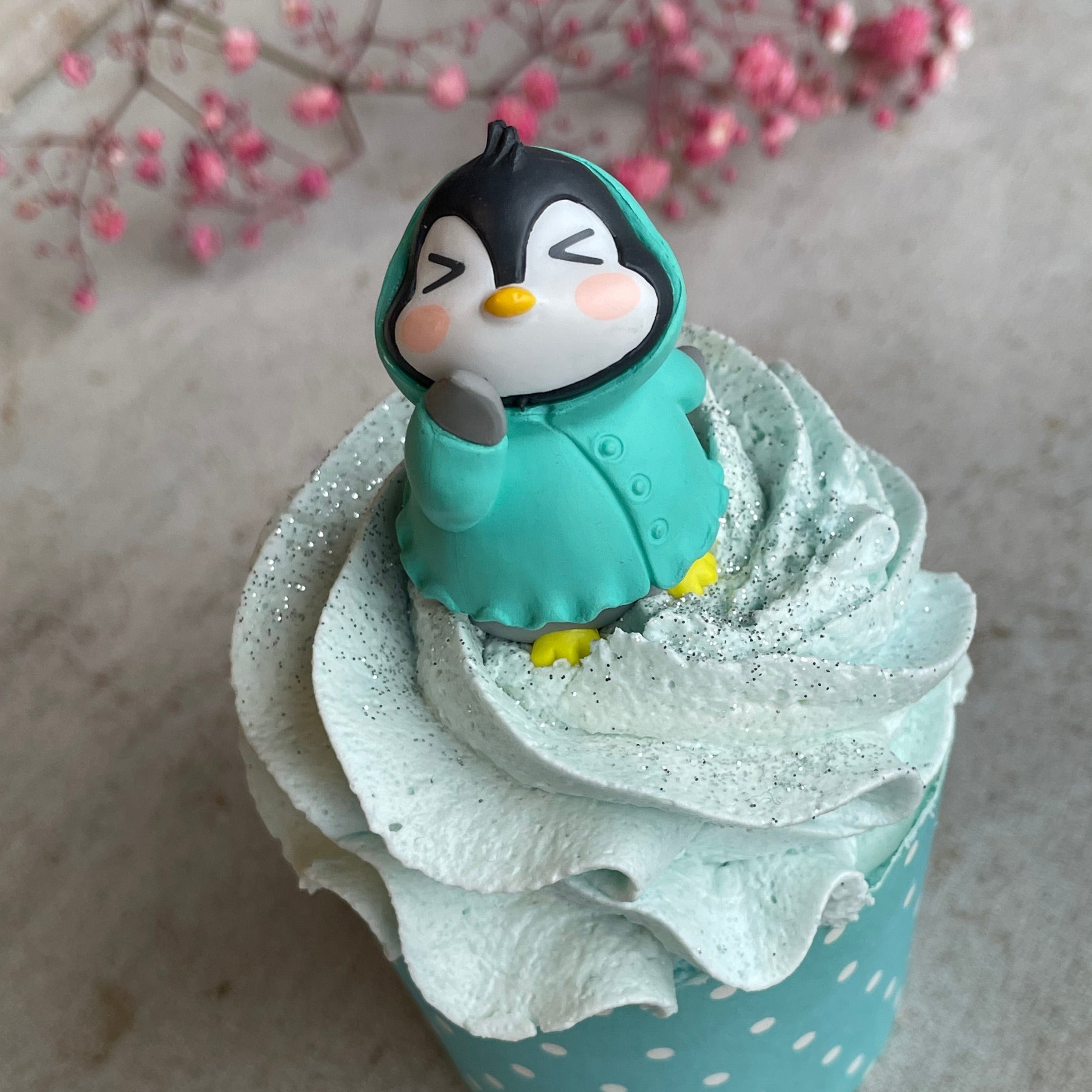 Badecupcake #Vanille - Pinguin