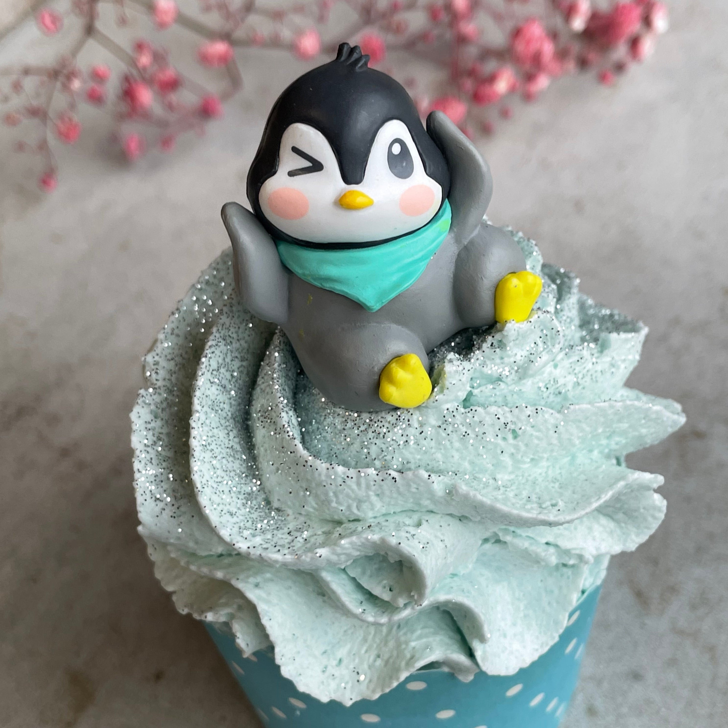 Badecupcake #Vanille - Pinguin