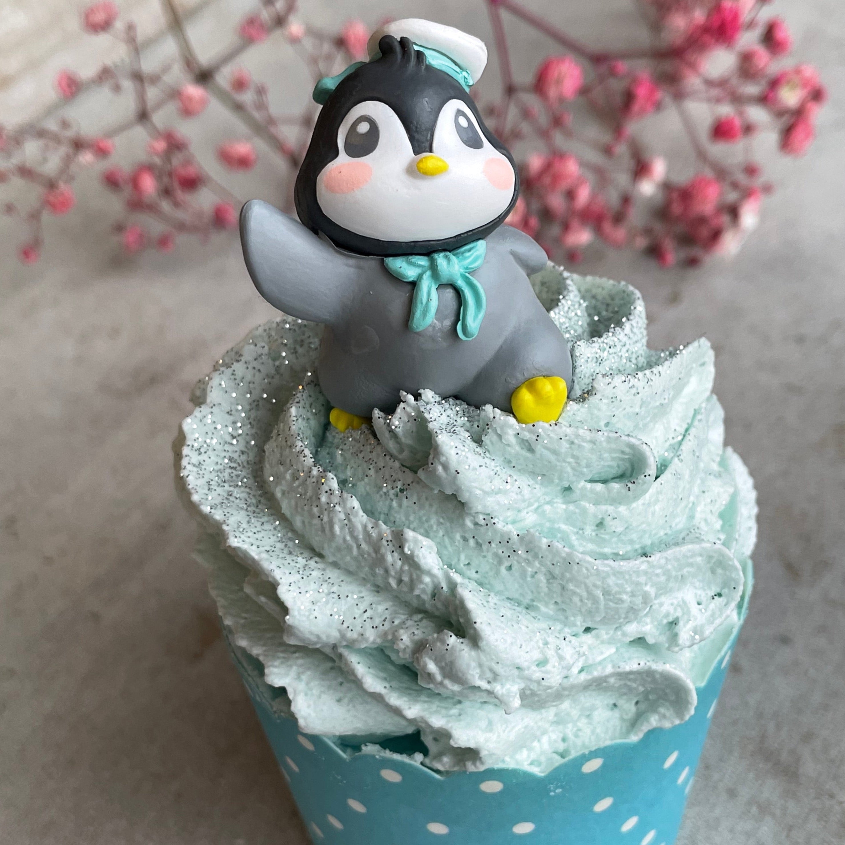 Badecupcake #Vanille - Pinguin