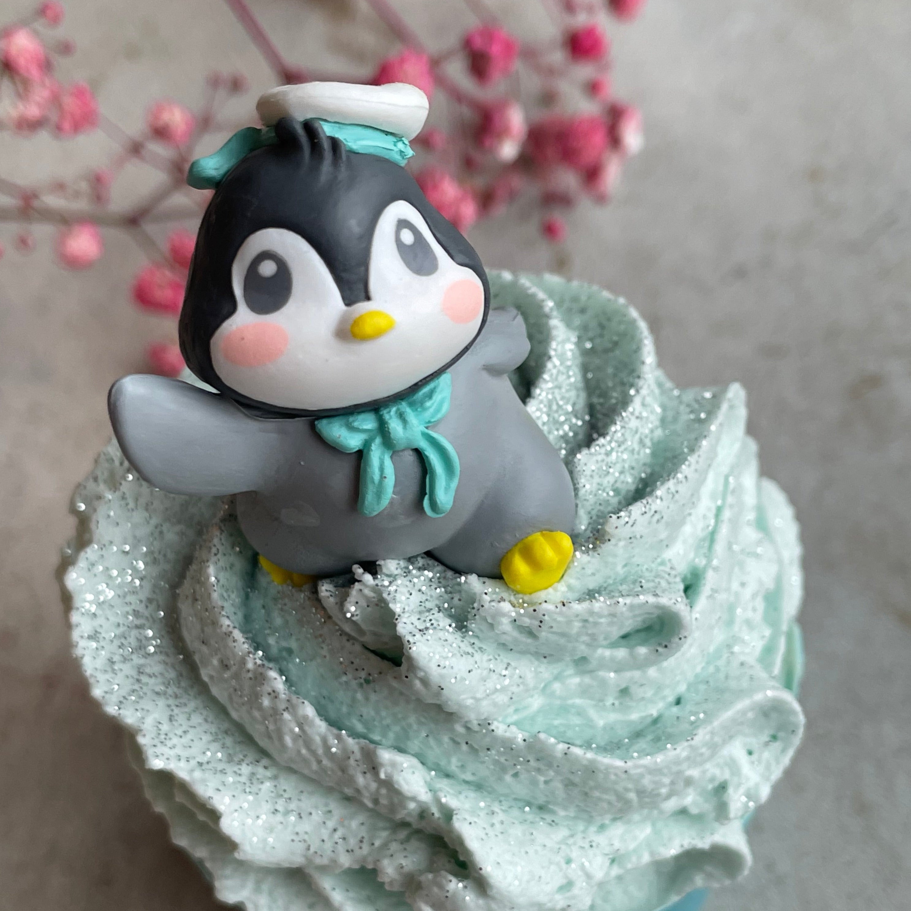 Badecupcake #Vanille - Pinguin