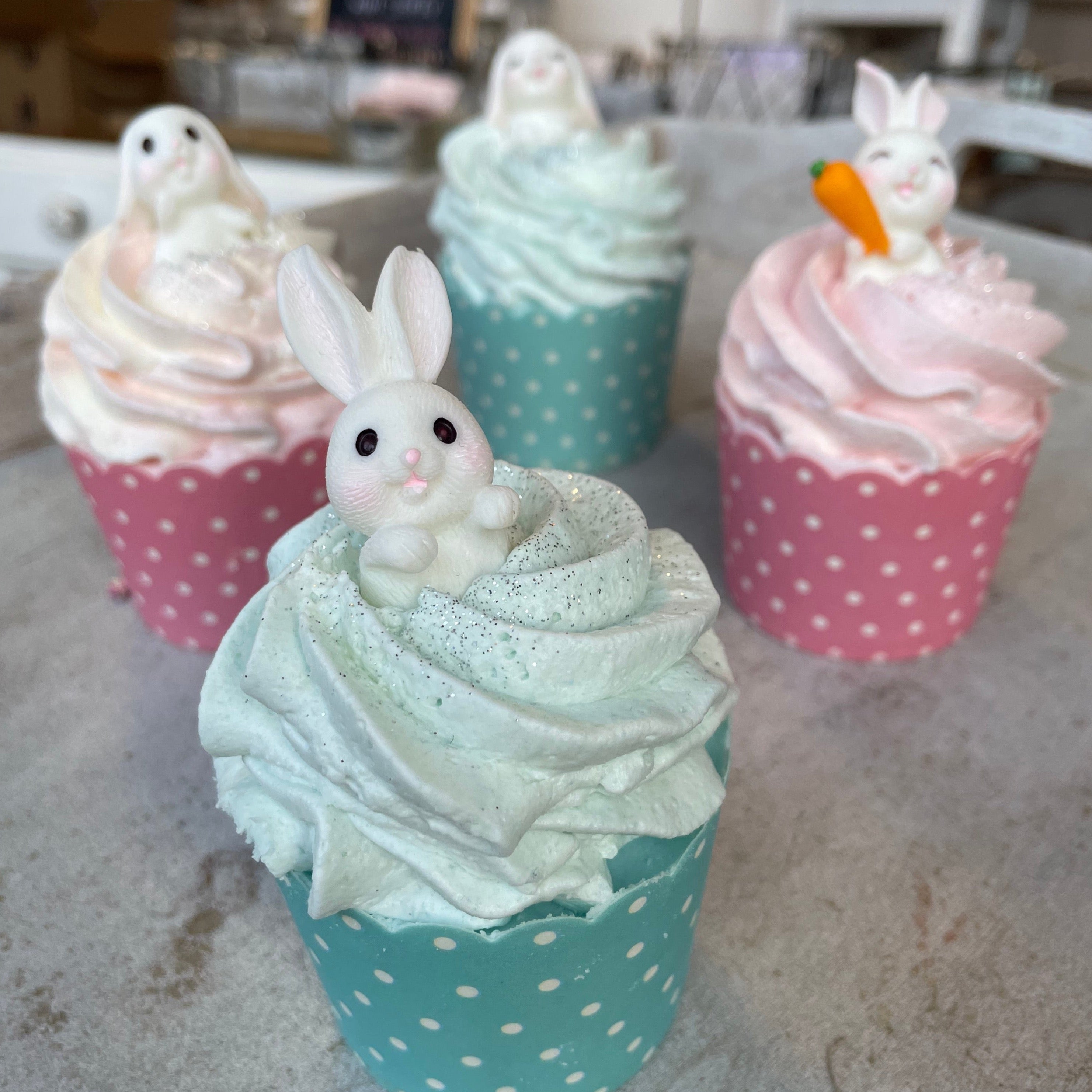 Badecupcake #Vanille - Osterhase / Hase