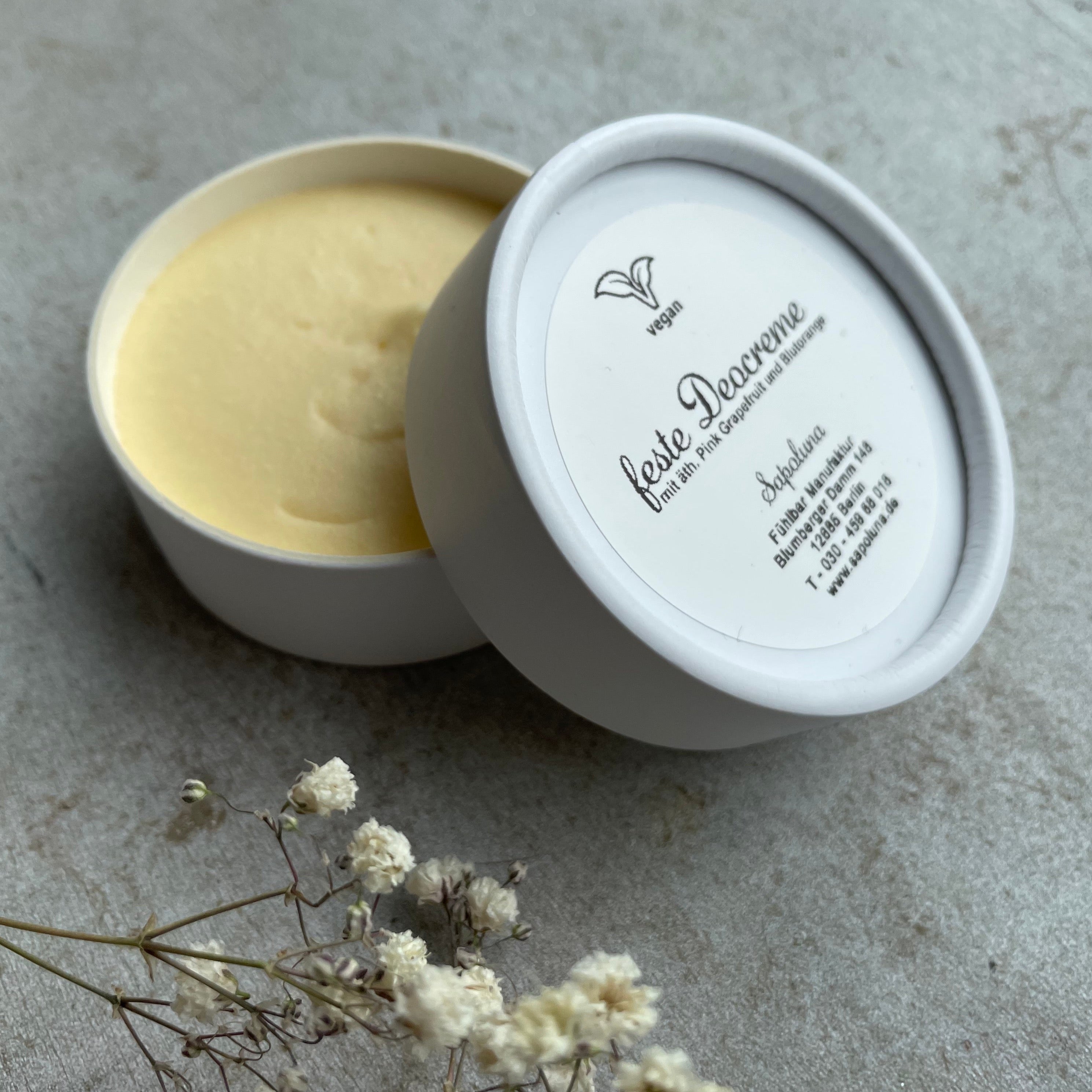 Bio-feste Deocreme Pink Grapefruit & Blutorange vegan 25g