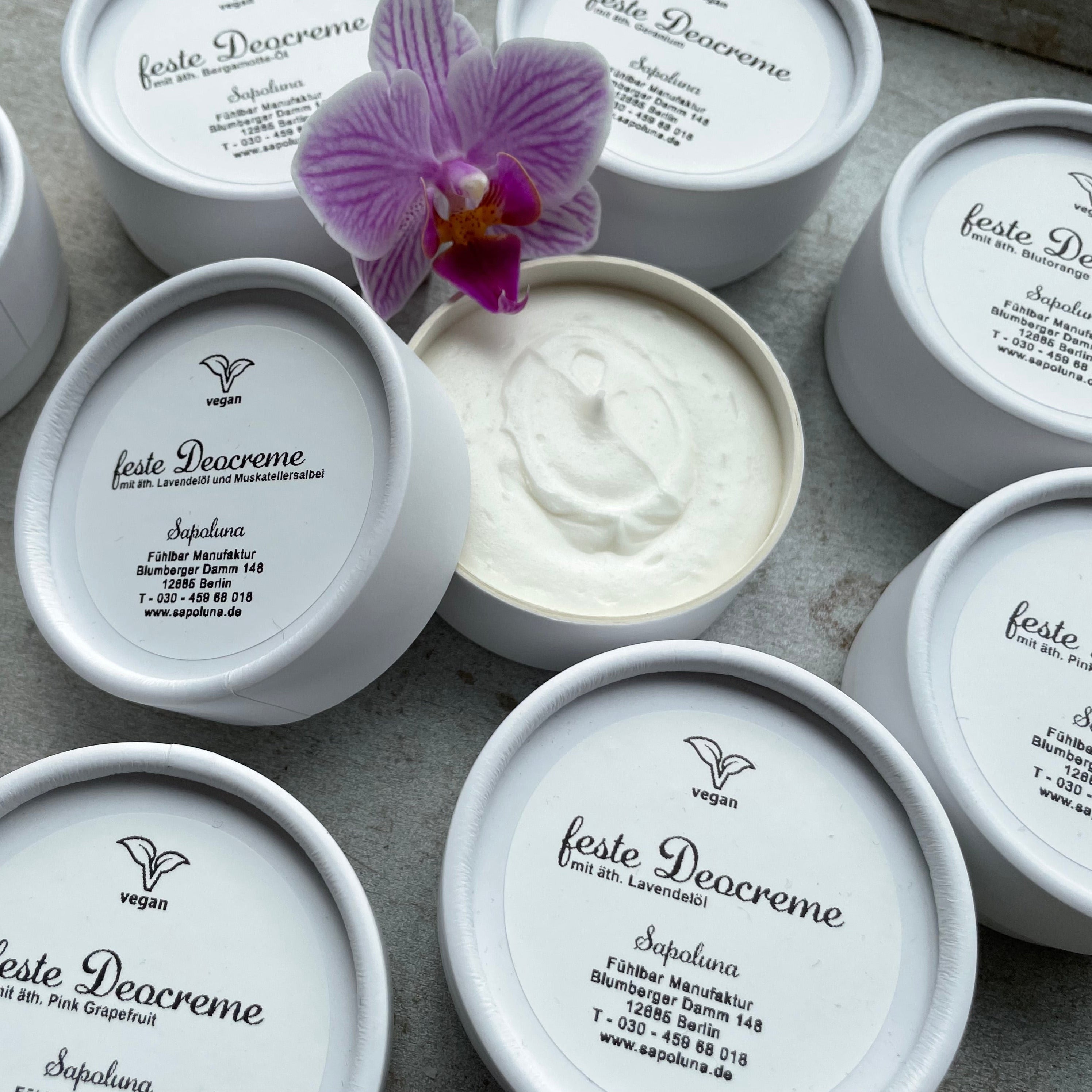 Bio-feste Deocreme Pink Grapefruit & Blutorange vegan 25g